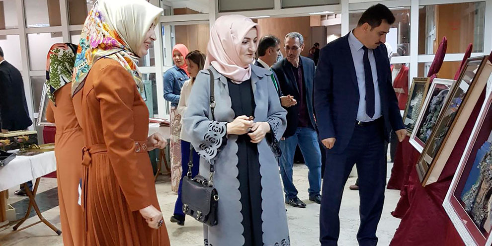 Büyükşehir’den kurs sergisi