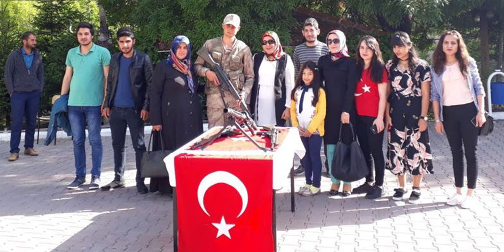 Elbistanlı engelli gencin askerlik hayali gerçek oldu