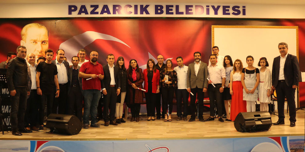 Pazarcık’ta okullar arası ses yarışması düzenlendi