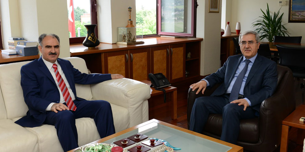 Vali Vahdettin Özkan, Rektör Prof. Dr. Niyazi Can’ı Ziyaret Etti