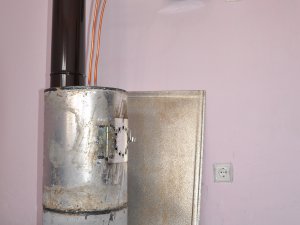 KAHRAMANMARAŞ TA SU İLE YANAN SOBA