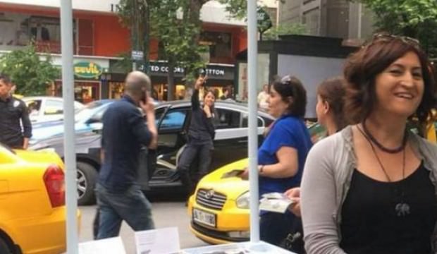 Kadın polis bozkurt yaptı HDP'liler çıldırdı