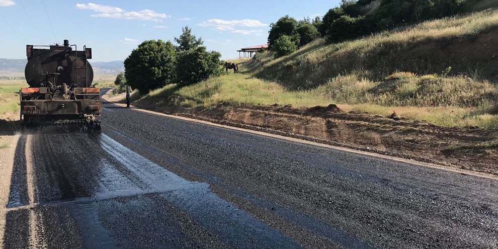 İlk sathi kaplama Kuruçay’a