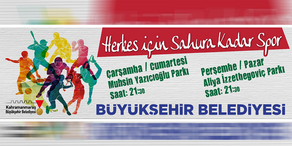 Herkes için sahura kadar spor