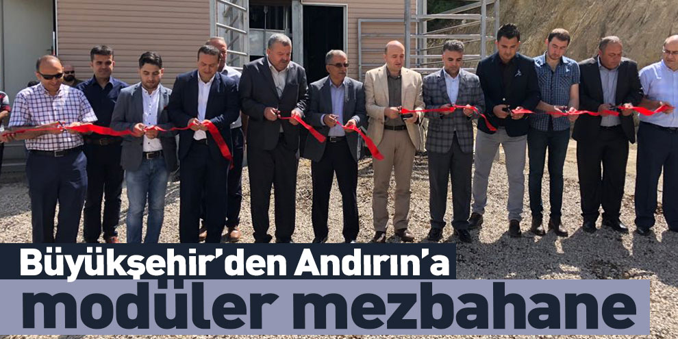 Büyükşehir’den Andırın’a modüler mezbahane