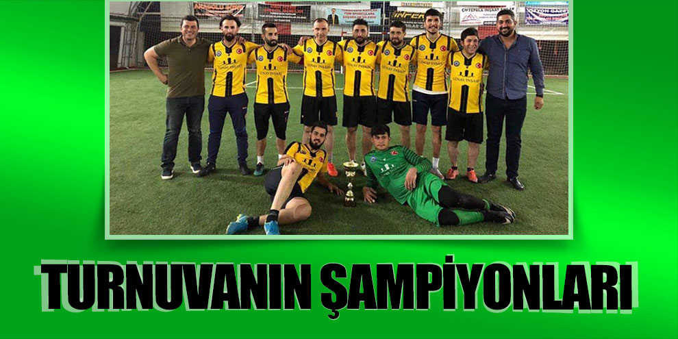 Pazarcık’taki turnuvada Küçükbağspor şampiyon oldu