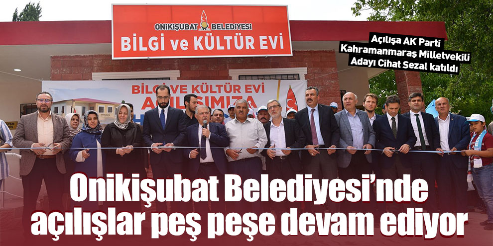 Döngele ve Demrek Bilgi ve Kültür Evi açılışı gerçekleştirildi