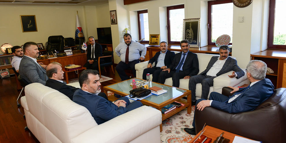 Rektör Can, Milletvekili Dilipak ve AK Parti Kahramanmaraş teşkilatını ağırladı