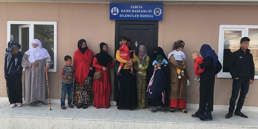 Horasan’da dilenci operasyonu