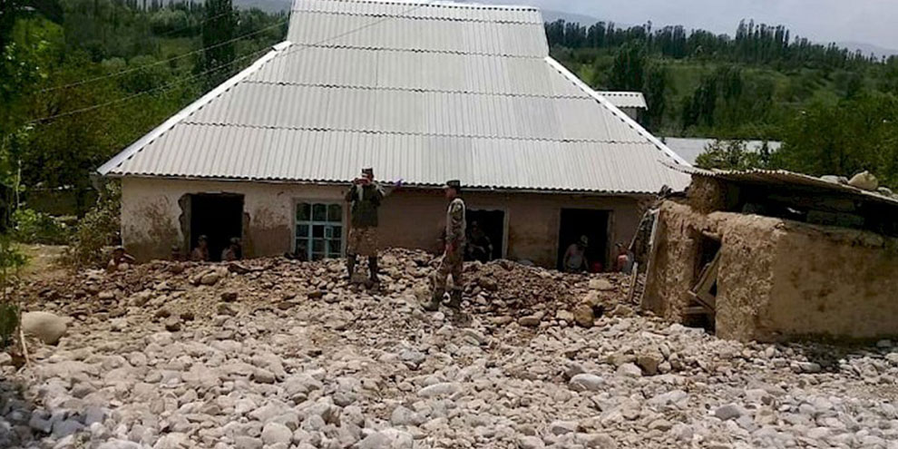 Kırgızistan'da sel felaketi