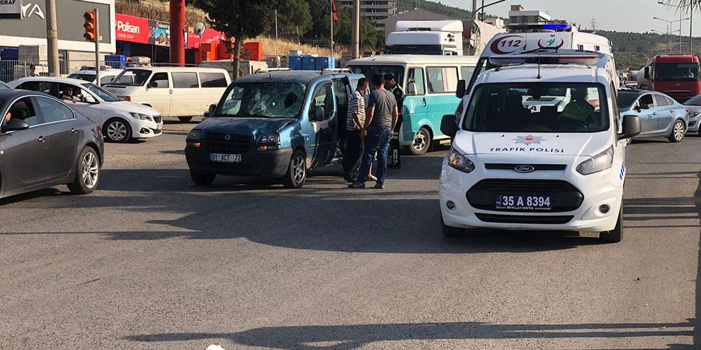 Trafik kazası: 1 yaralı