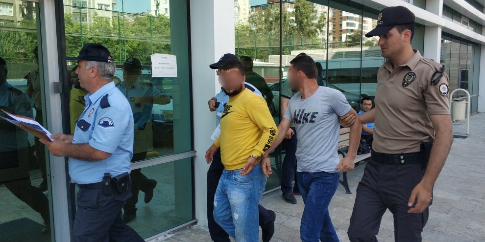 Kantar hırsızları adliyeye sevk edildi