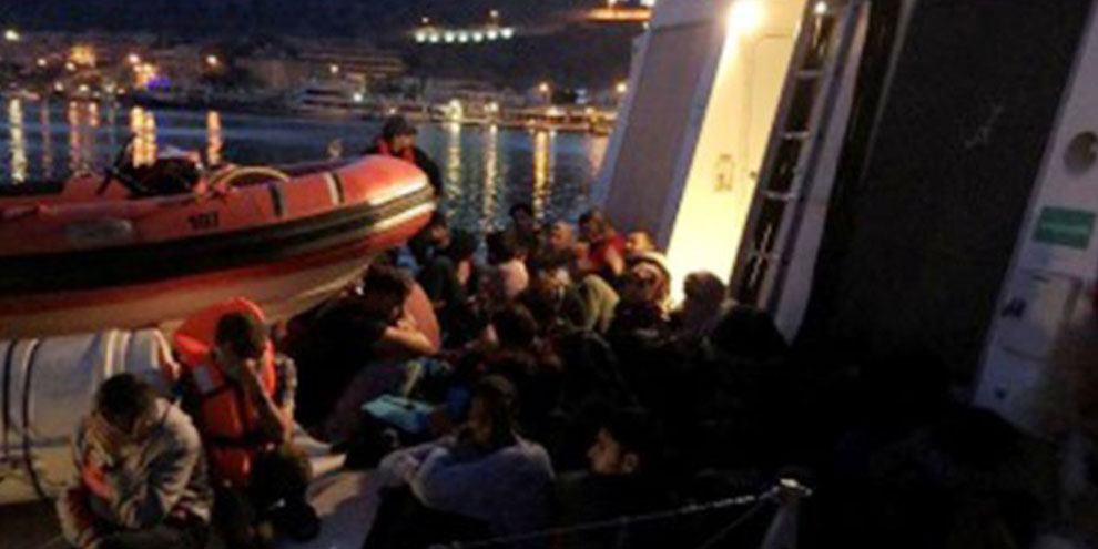 132 göçmen yakalandı