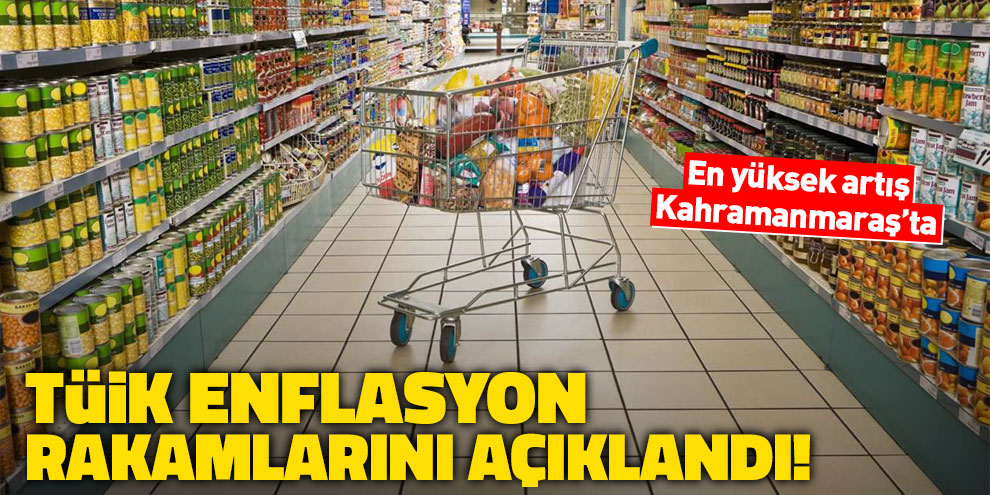 TÜİK enflasyon rakamlarını açıklandı!