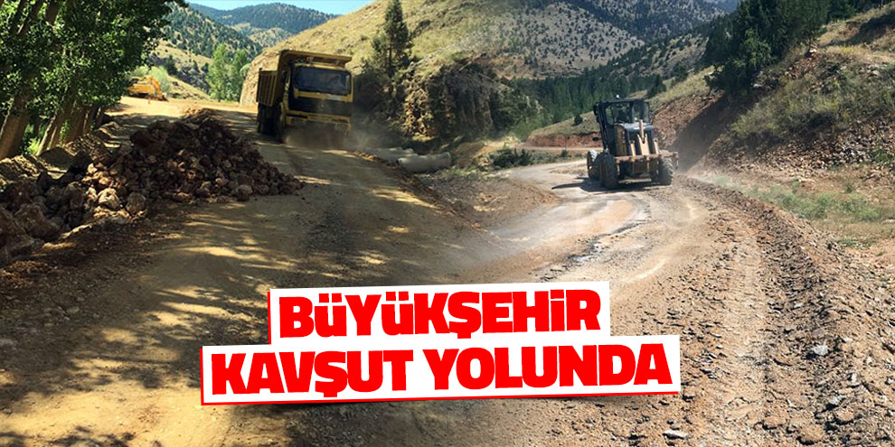Büyükşehir Kavşut yolunda