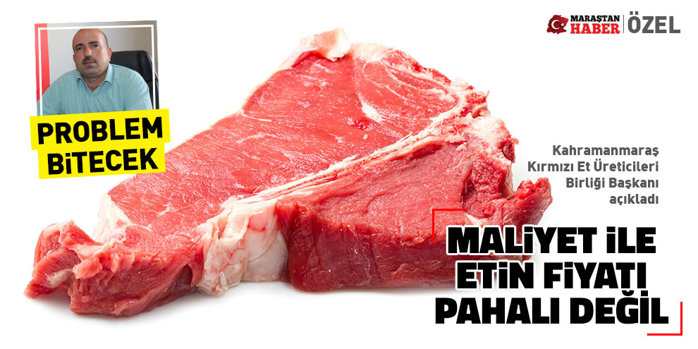 Maliyet ile etin fiyatı pahalı değil