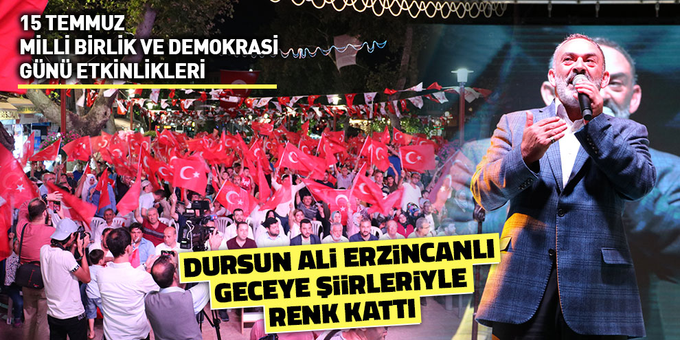 15 Temmuz Milli Birlik ve Demokrasi Günü etkinlikleri
