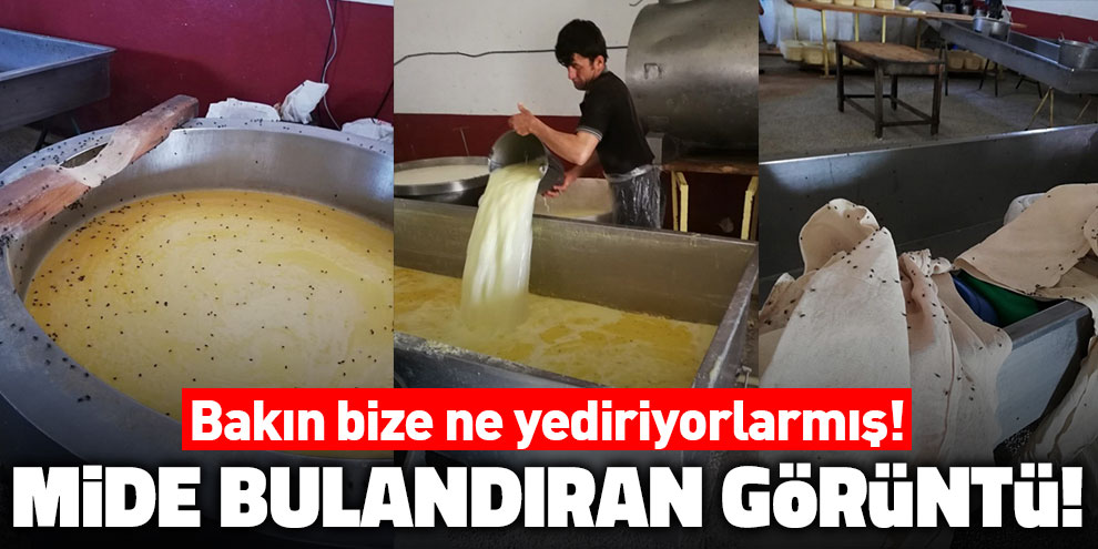 Mide bulandıran görüntü! Bakın bize ne yediriyorlarmış!