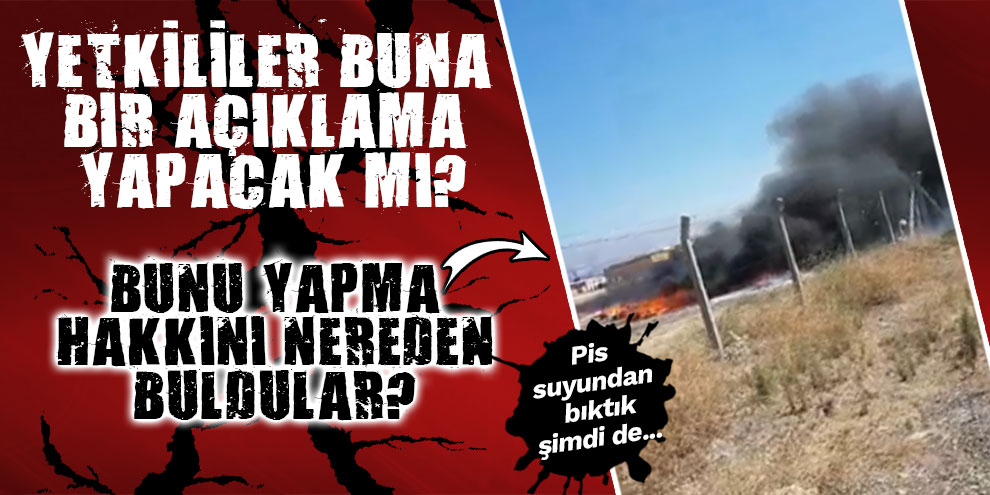 Karacasu’daki pis suyun ardından ateş tehlikesi!