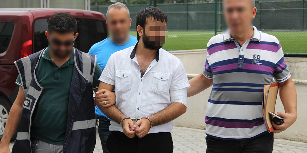 Samsun'da silahla yaralama şüphelisi adliyede