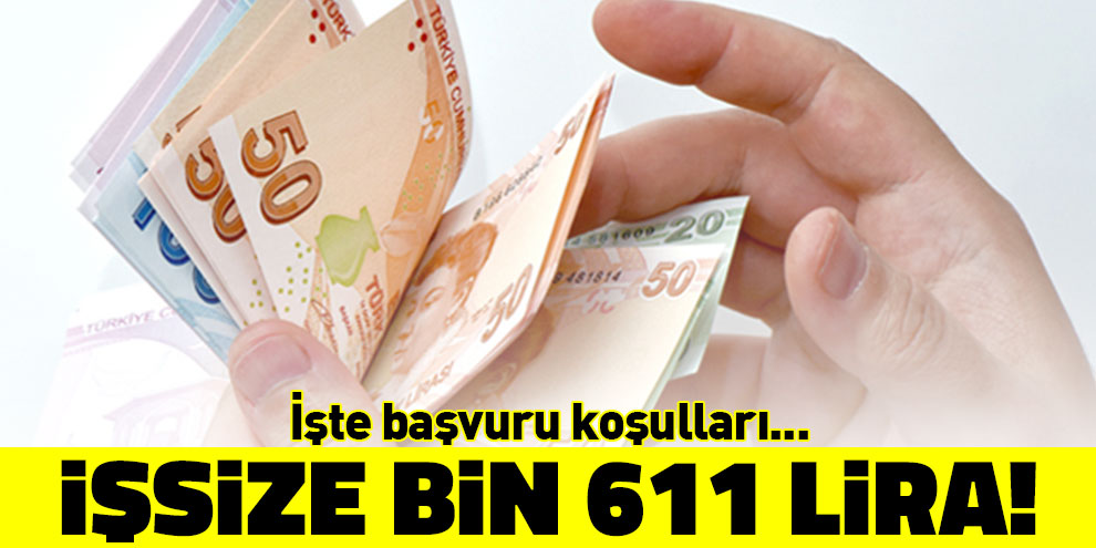 İşsize bin 611 lira! İşte başvuru koşulları...