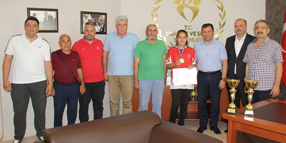 Balkan Judo Şampiyonu Kevser Dilbirliği’nden ziyaret