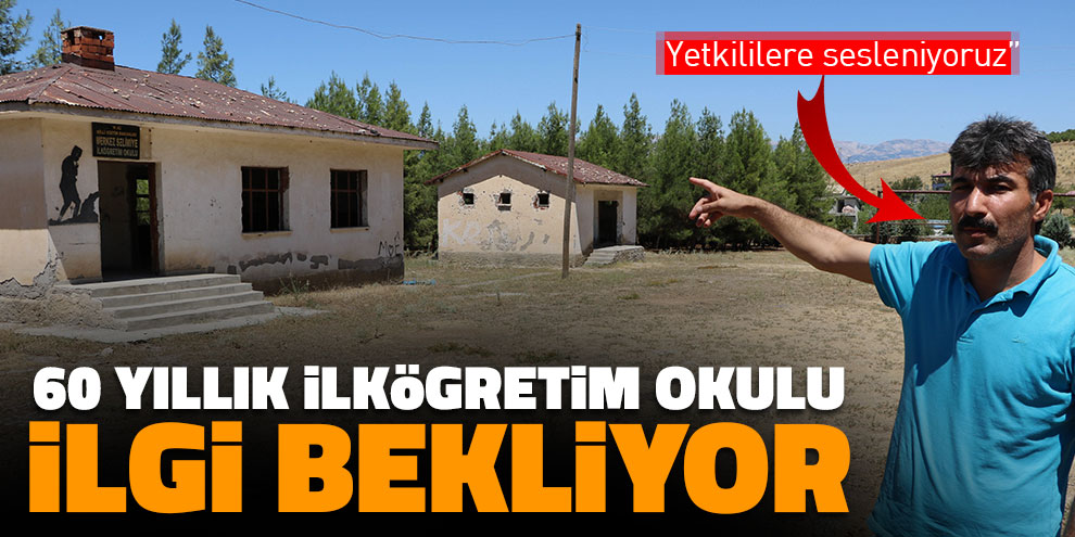 60 yıllık ilköğretim okulu ilgi bekliyor