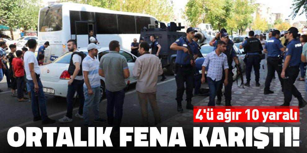 Ortalık fena karıştı! 4'ü ağır 10 yaralı