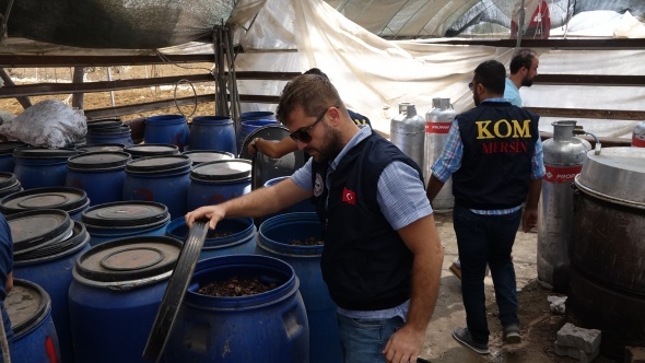 Serada bulundu! 7 bin 710 litre...