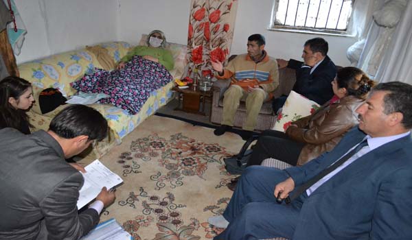 KAYMAKAM ALTAY, ŞEHİT AİLESİNİ ZİYARET ETTİ