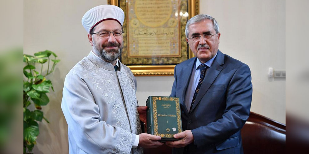 KSÜ Rektörü Can, Diyanet İşleri Başkanı Erbaş’ı ziyaret etti