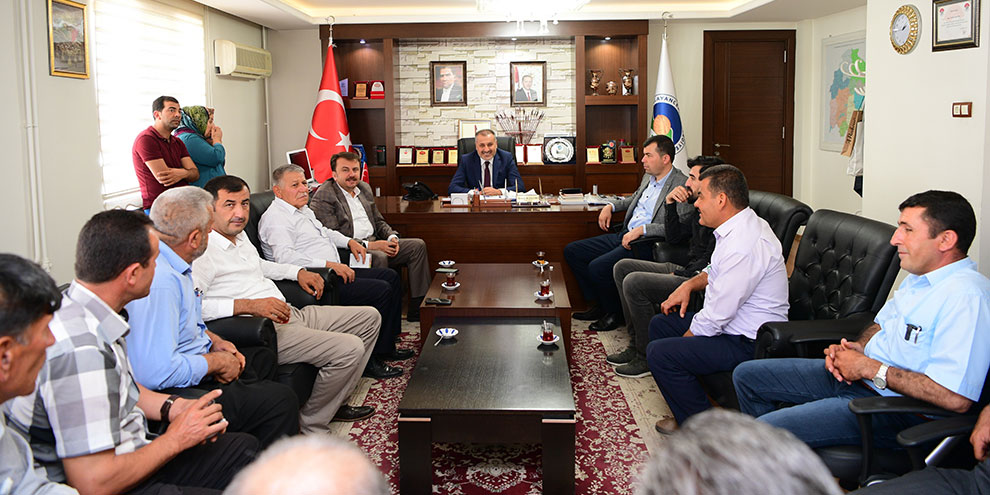 Başkan Erkoç’tan Çağlayancerit Belediyesine ziyaret