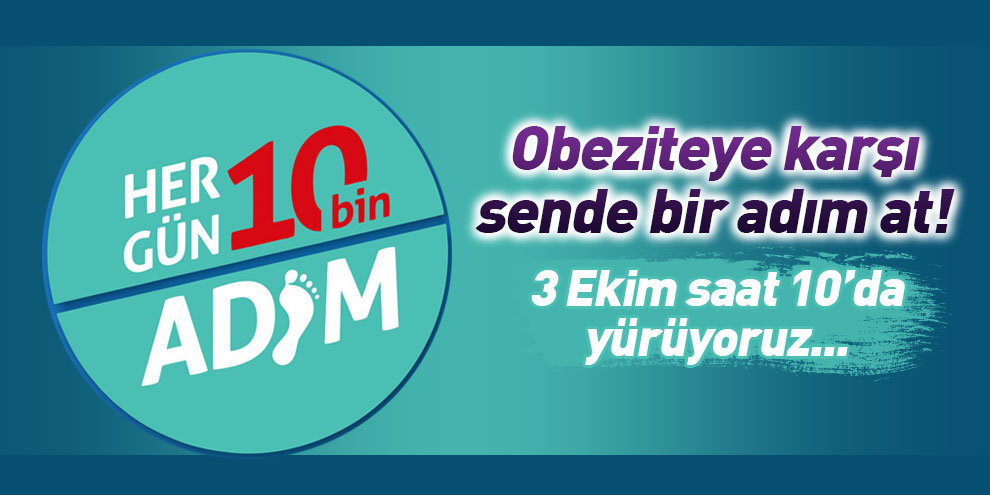 Obeziteye karşı sende bir adım at!