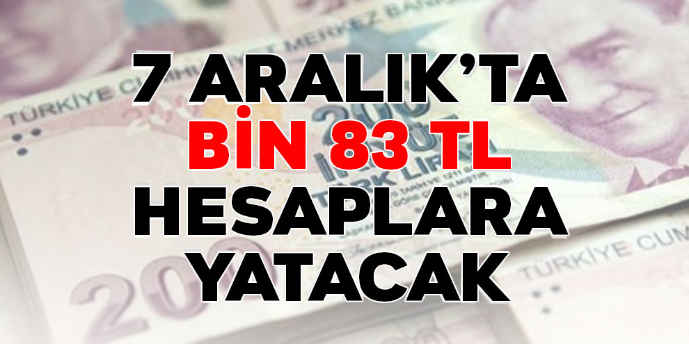 Kamu işçisine 1083 lira ilave ödeme