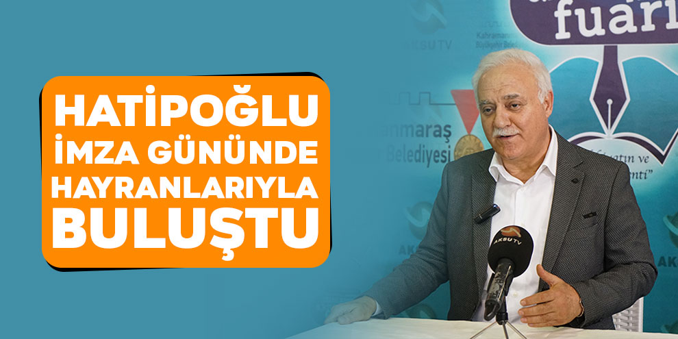 Hatipoğlu imza gününde hayranlarıyla buluştu