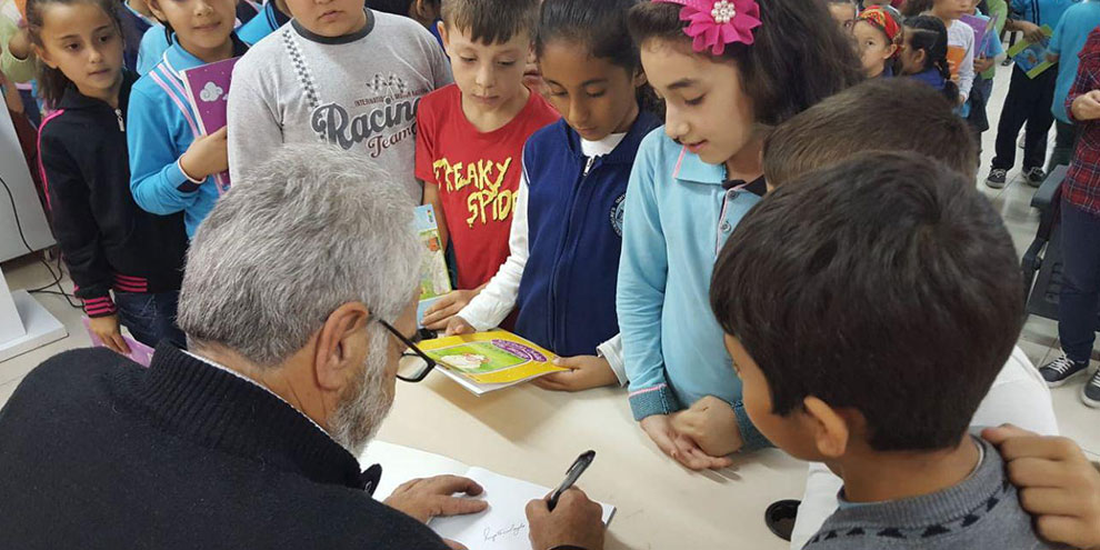 Yedi Güzel Adamın yol arkadaşı Yazar Nalbant, öğrencilerle buluştu