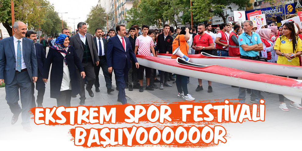 Ekstrem Spor Festivali başlıyor