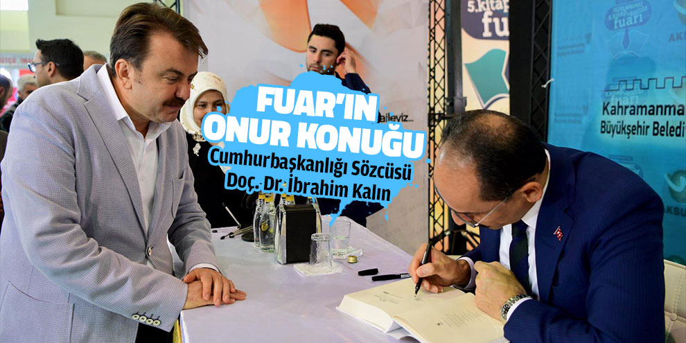 Cumhurbaşkanlığı Sözcüsü Kalın Kitap Fuarı’nda