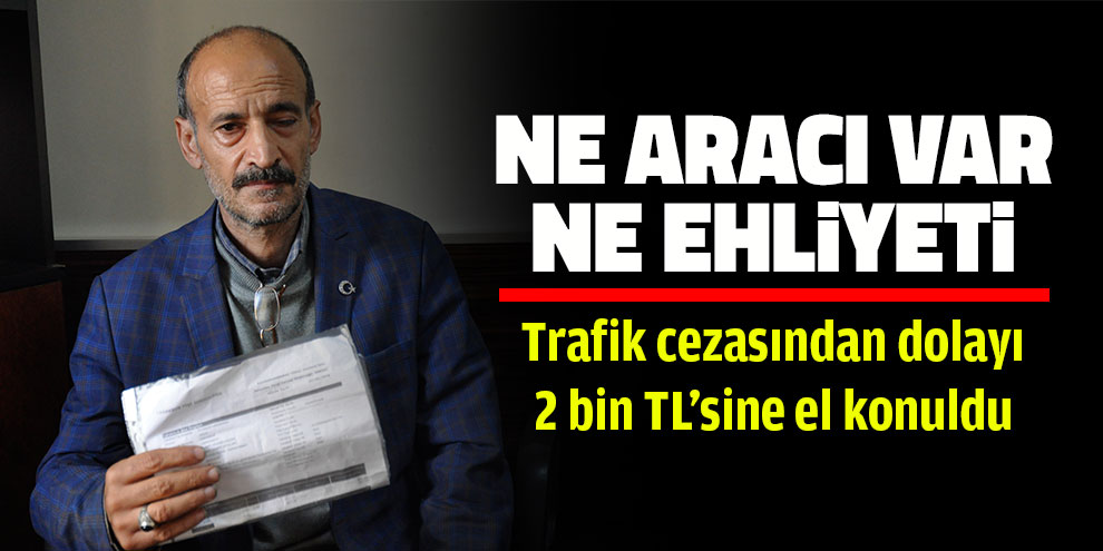 Aracı ve ehliyeti olmayan görme engelliye trafik cezası