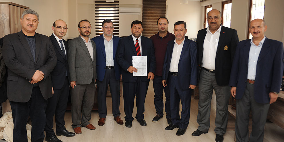 Kahramanmaraş Diyanet-Sen Şube Başkanı mazbatasını aldı