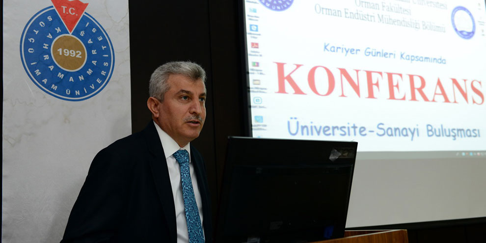 KSÜ Orman Fakültesinde “Üniversite-Sanayi Buluşması” konulu konferansı
