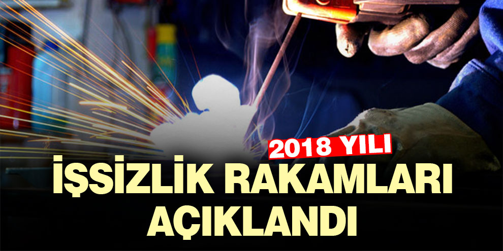2018 yılı işsizlik rakamları açıklandı