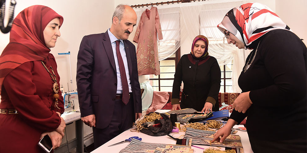 Başkan Okay Olgunlaşma Enstitüsü’nü ziyaret etti