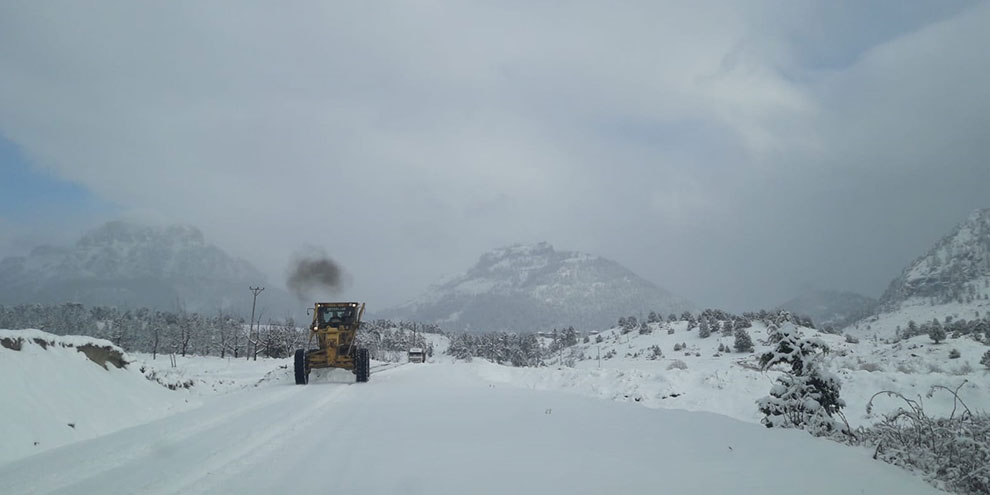 Büyükşehir’den kar mesaisi