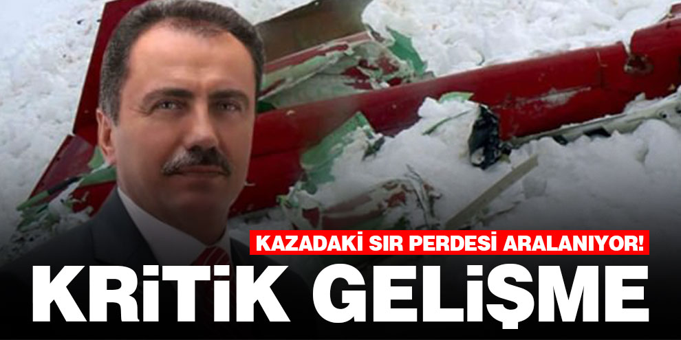 Kazadaki sır perdesi aralanıyor! Kritik gelişme