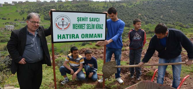 ŞEHİT SAVCI MEHMET SELİM KİRAZ’IN ADI HATIRA ORMANINDA YAŞAYACAK