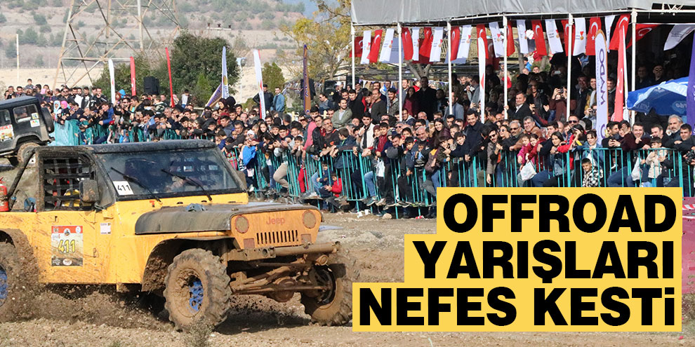 Offroad yarışları nefes kesti