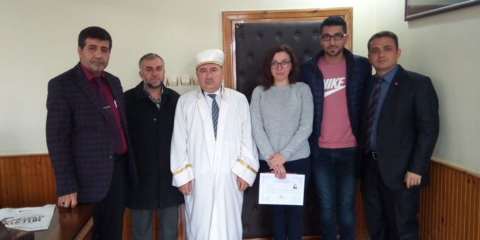 Ukrayna’lı Lıudmyla Müslüman oldu