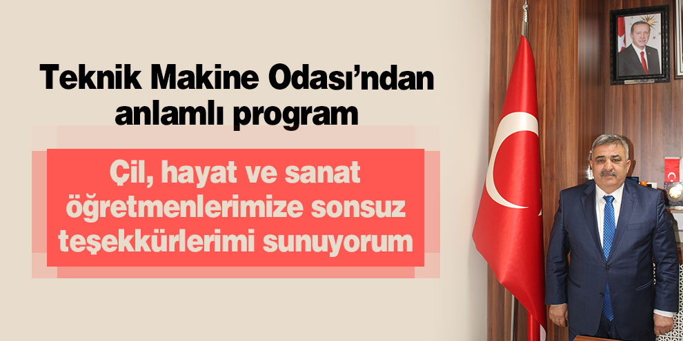 Teknik Makine Odası’ndan anlamlı program