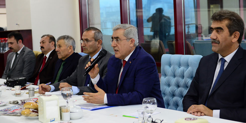 KSÜ Rektör’ü Can basın mensupları ile bir araya geldi